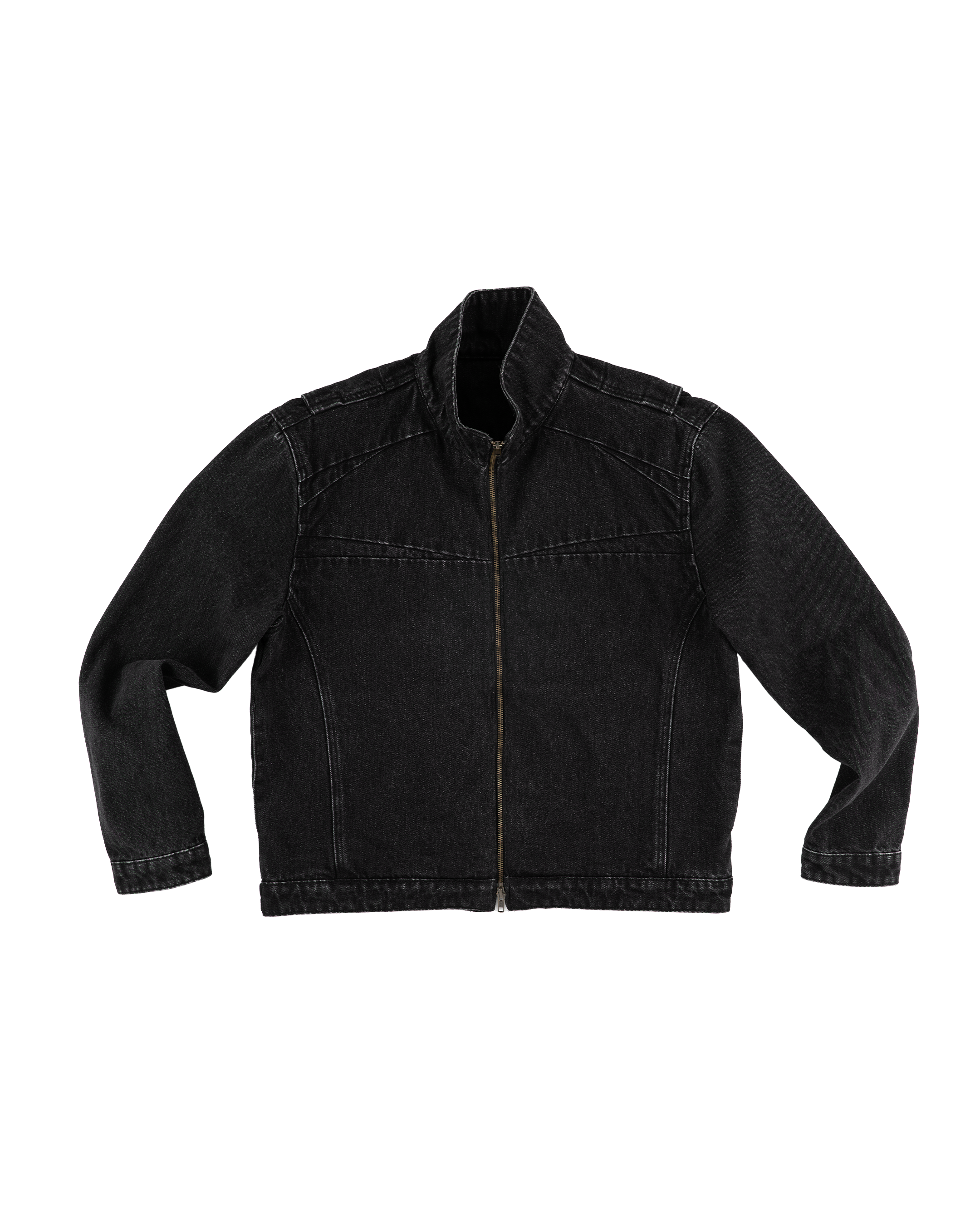 DENIM SHIELD JACKET black