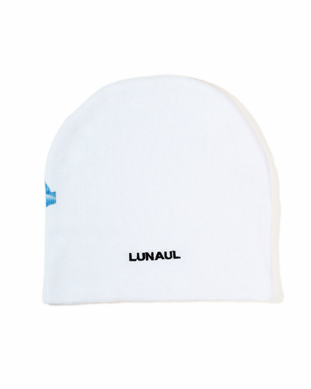 Floral knit beanie