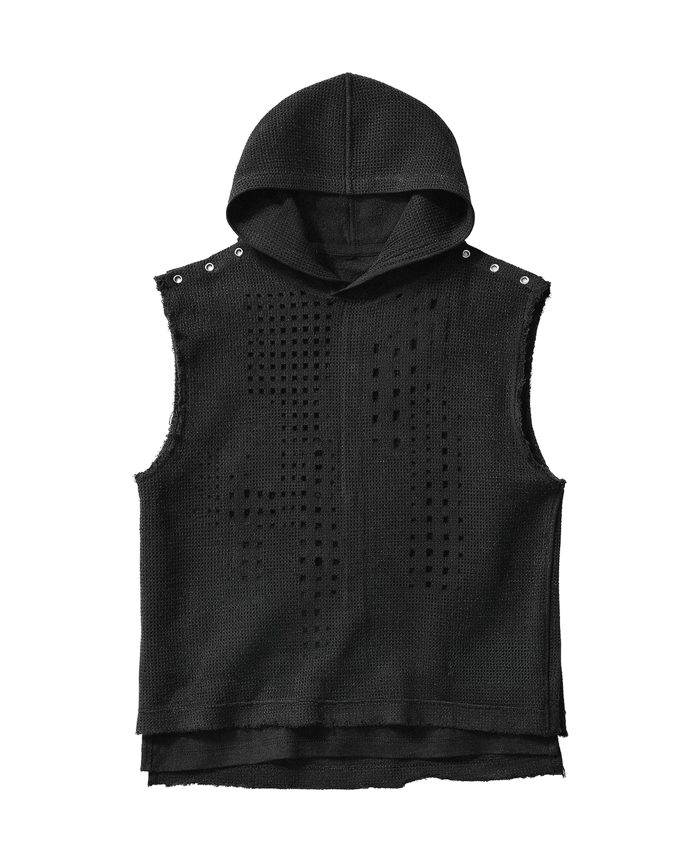 HOODED VEST (black)